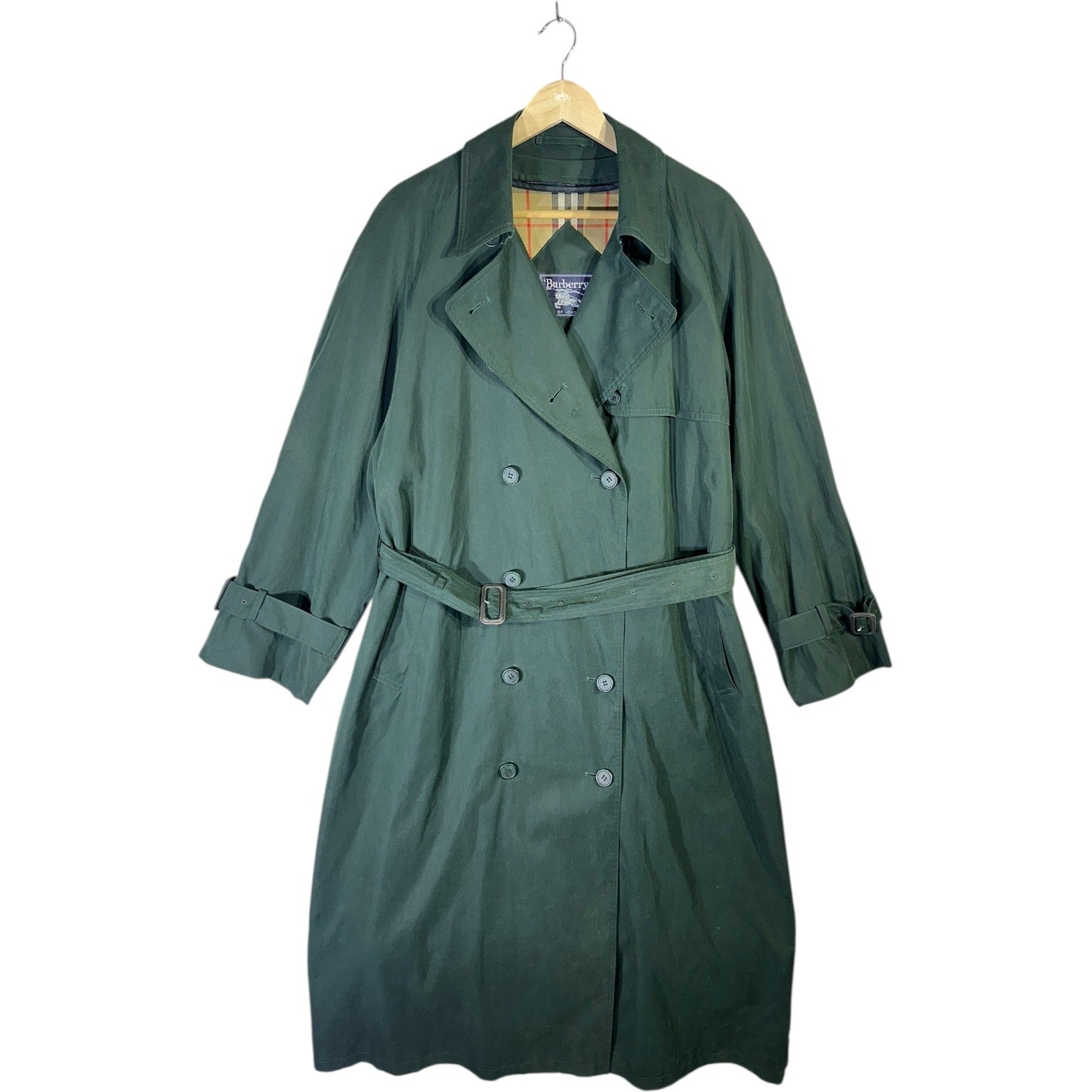 Vintage Women's Burberry's Wool Belted Trench Coat