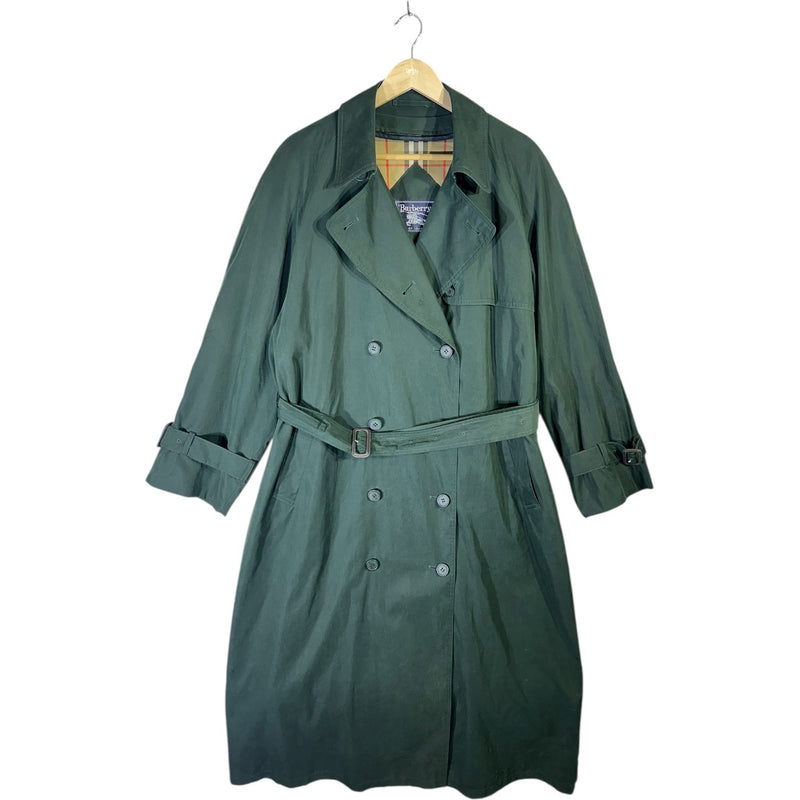 Vintage Women's Burberry's Wool Belted Trench Coat