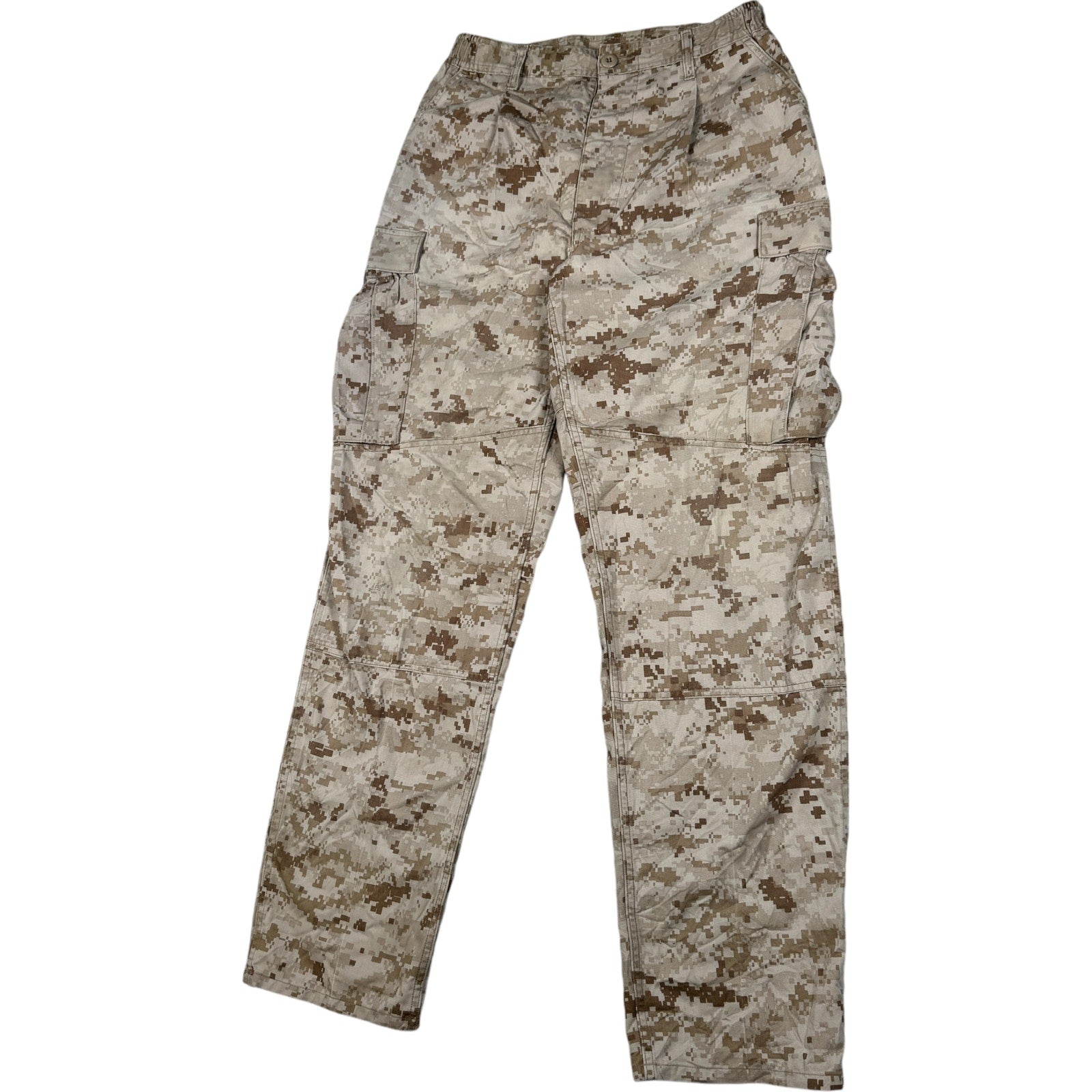 Vintage Military Desert Camo Adjustable Cargo Pants