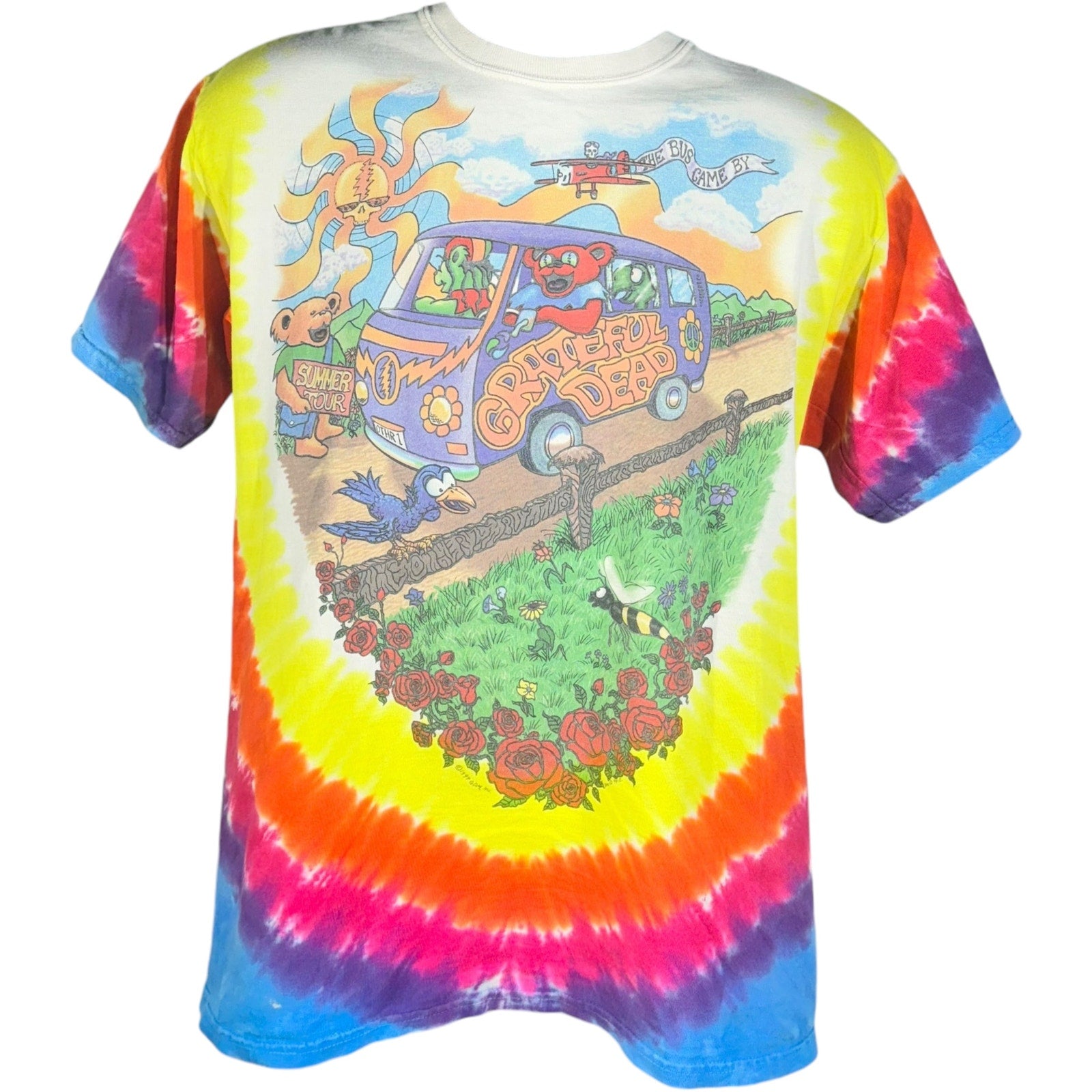 Vintage Grateful Dead Summer Tour Tie Dye Tee 1994