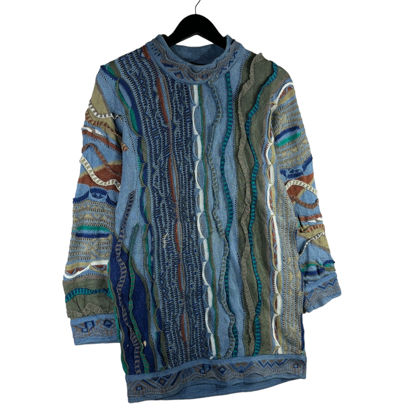 Vintage Coogi Blues 3D Knit Sweater