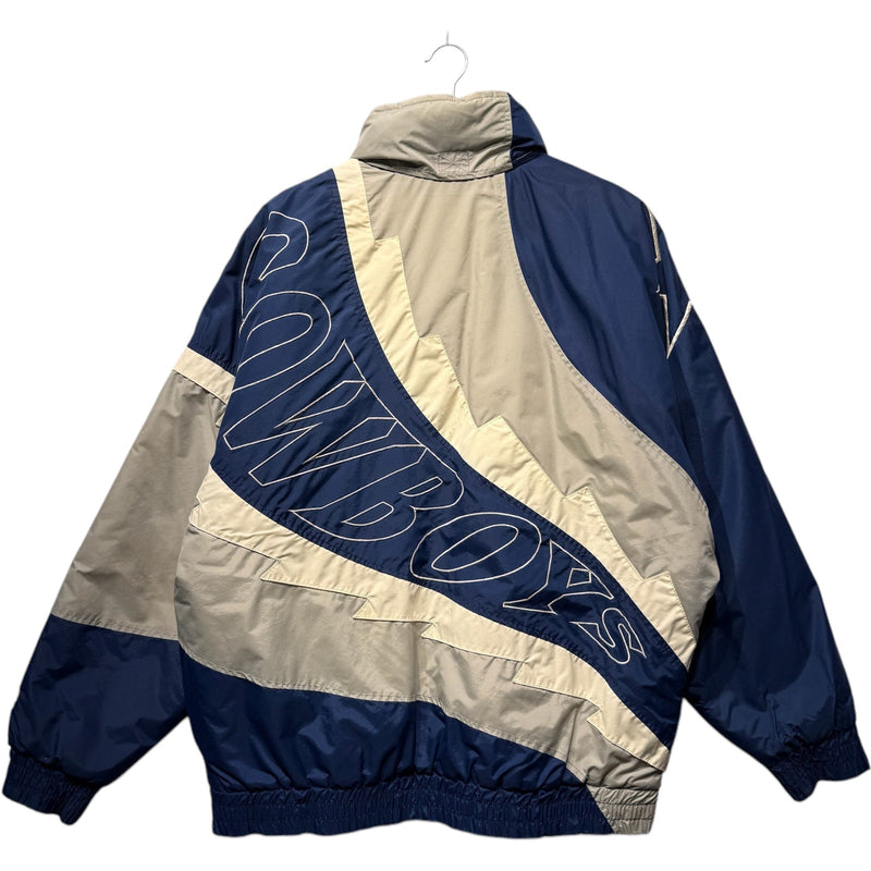 Vintage Lee Dallas Cowboys Color Block NFL Puffer Jacket