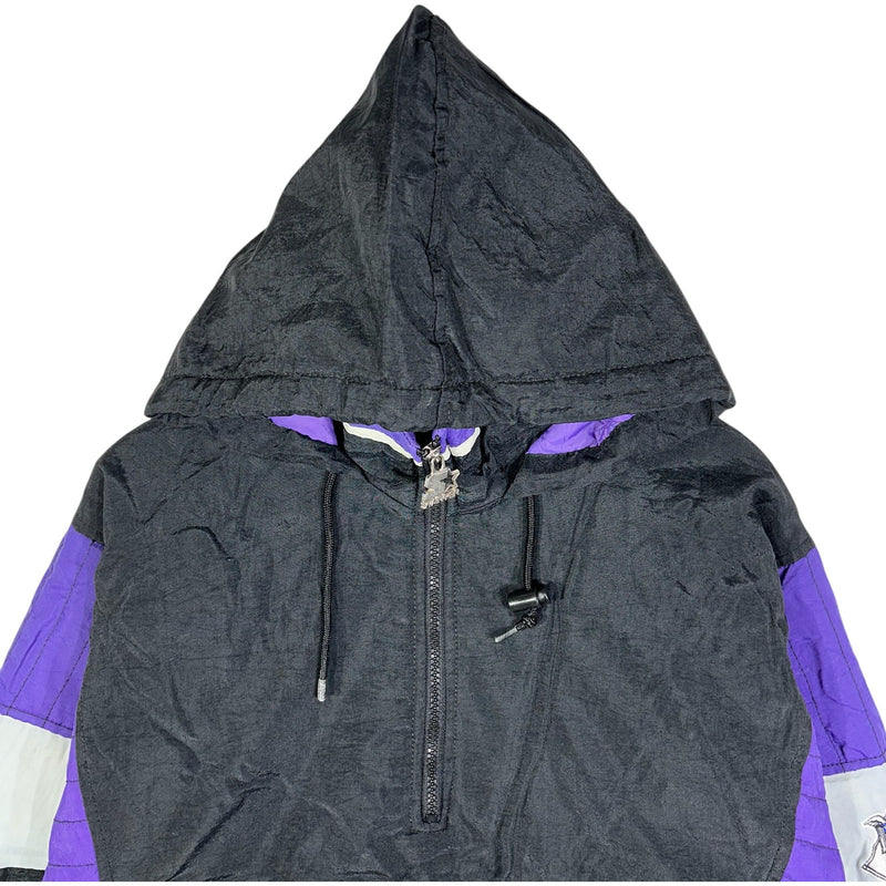 Vintage Starter Colorado Rockies Hooded Anorak Puffer Jacket