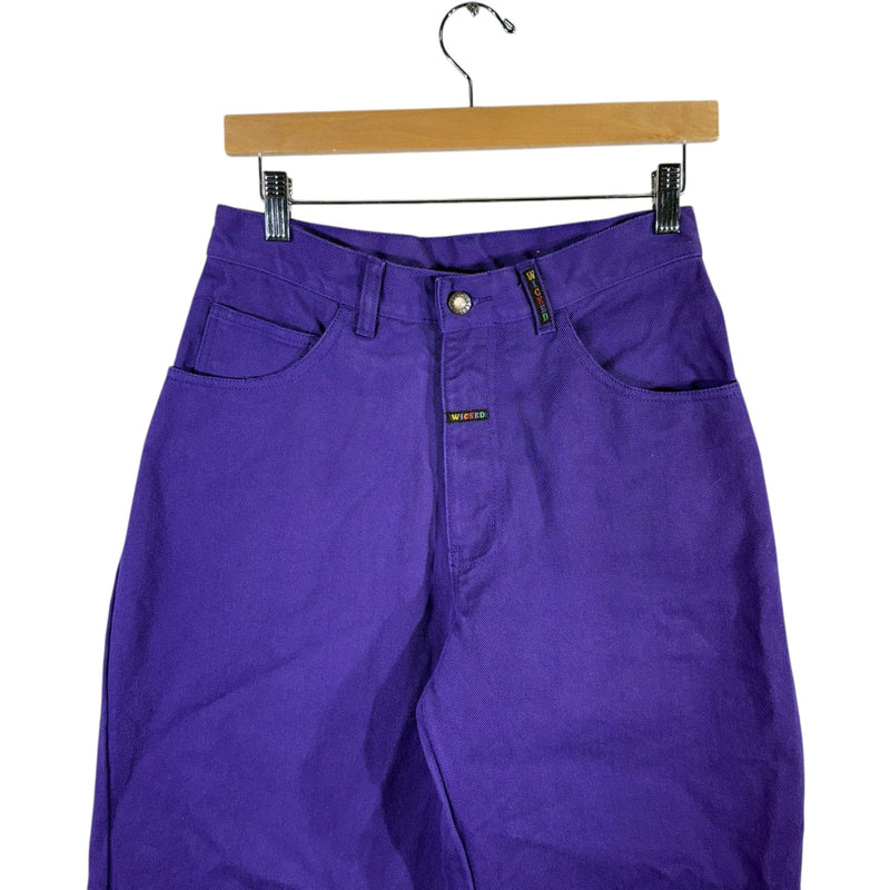 Vintage Wicked Purple Denim Shorts 29