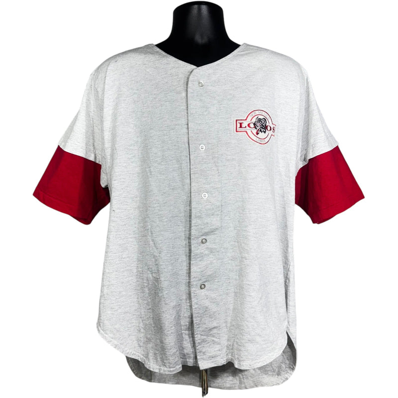 Vintage New Mexico Lobos Baseball Jersey