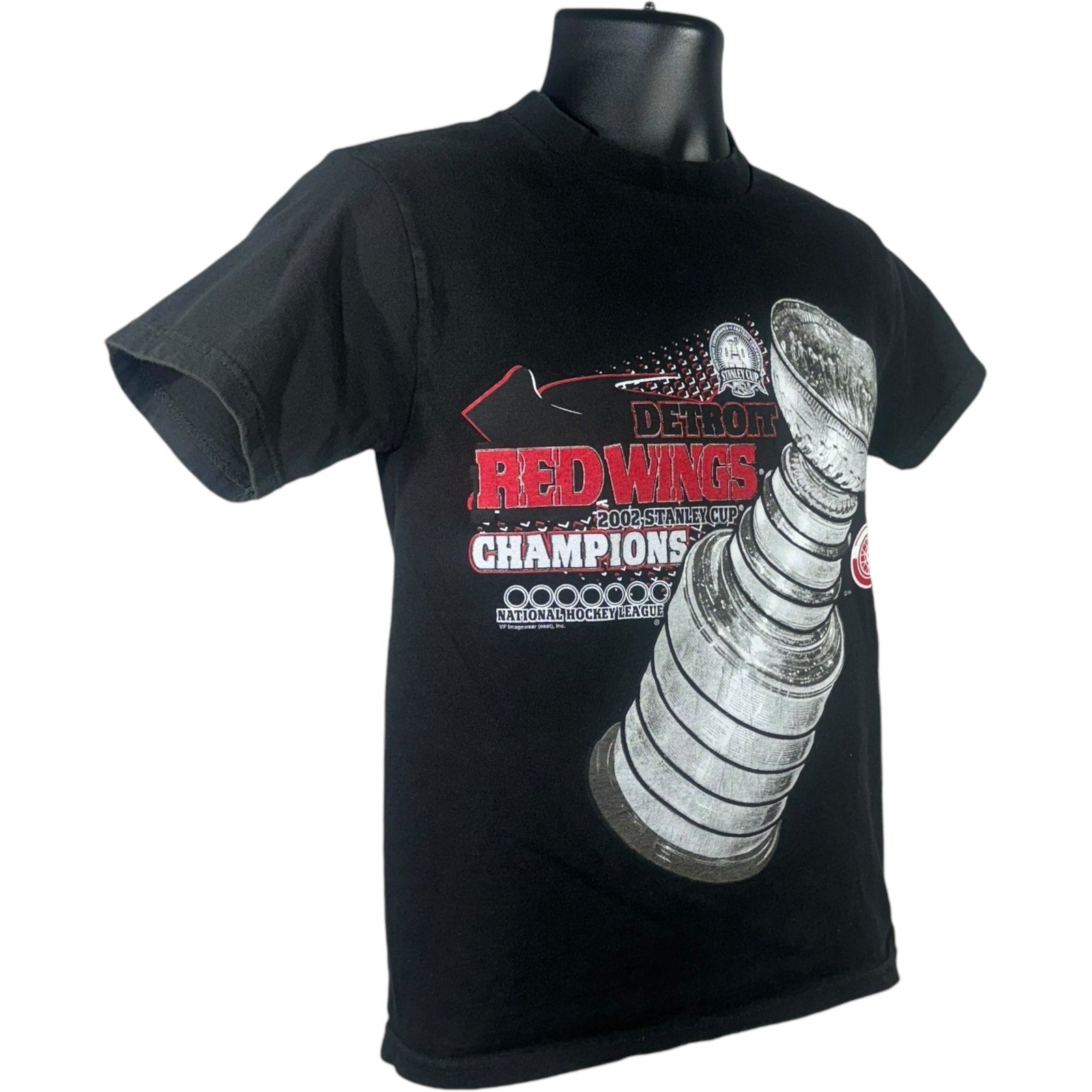 Vintage Detroit Red Wings Stanley Cup Champions NHL Tee 2002