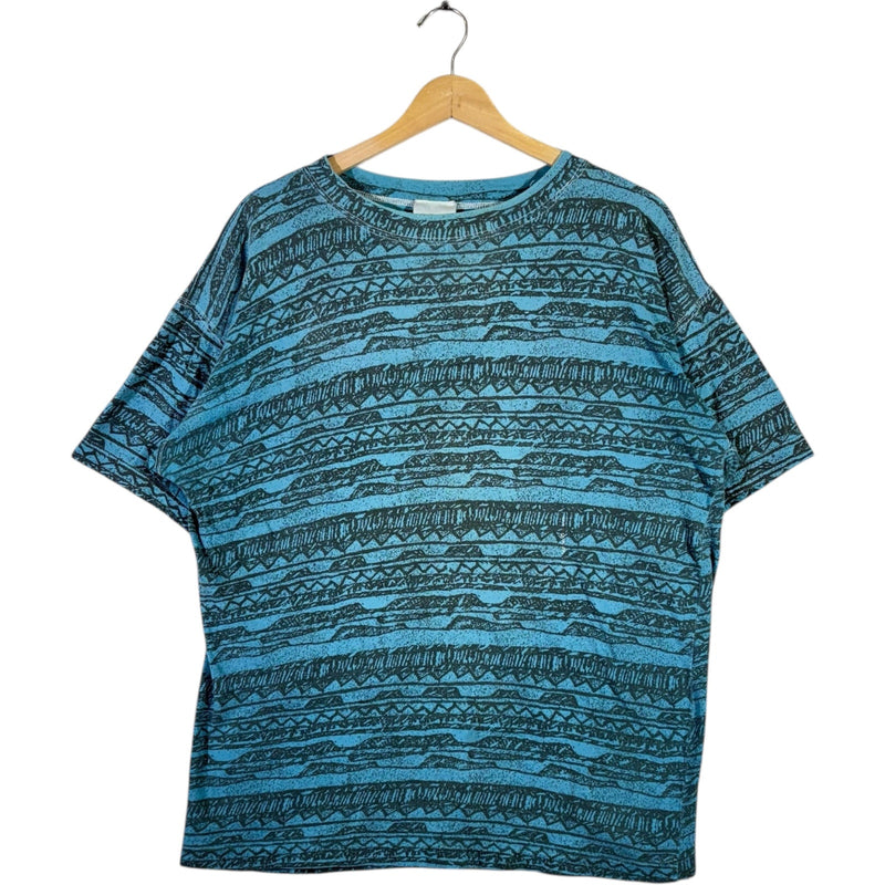 Vintage Abstract All Over Print Surf Tee
