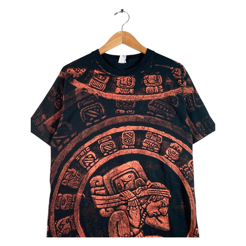 Vintage Cancun Mexico Mayan Calendar Tribal T-Shirt