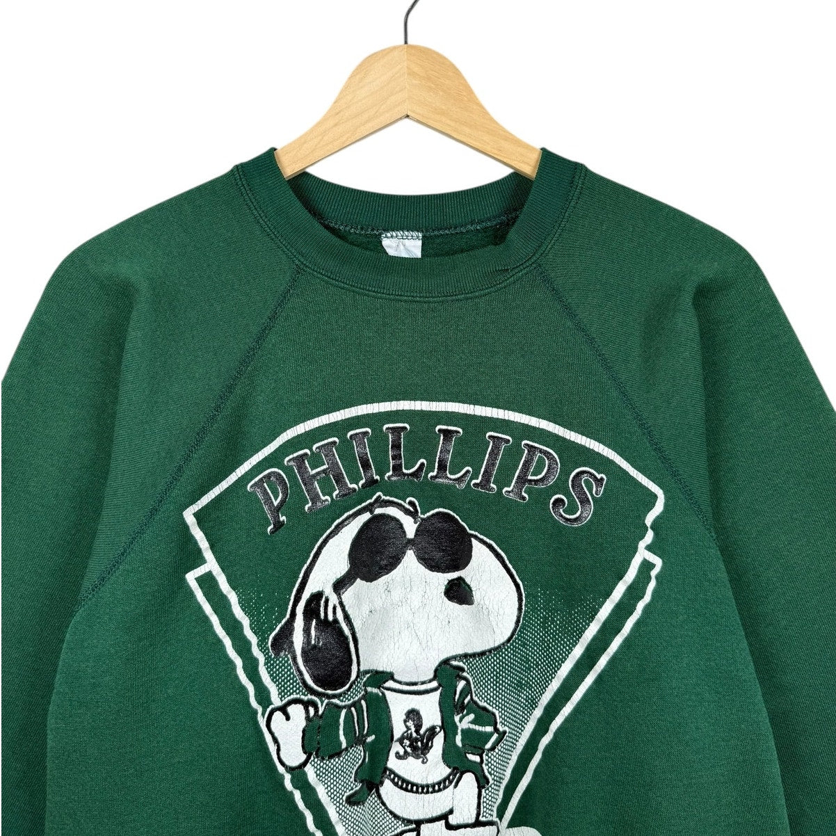 Vintage Snoopy Phillips University Graphic Crewneck
