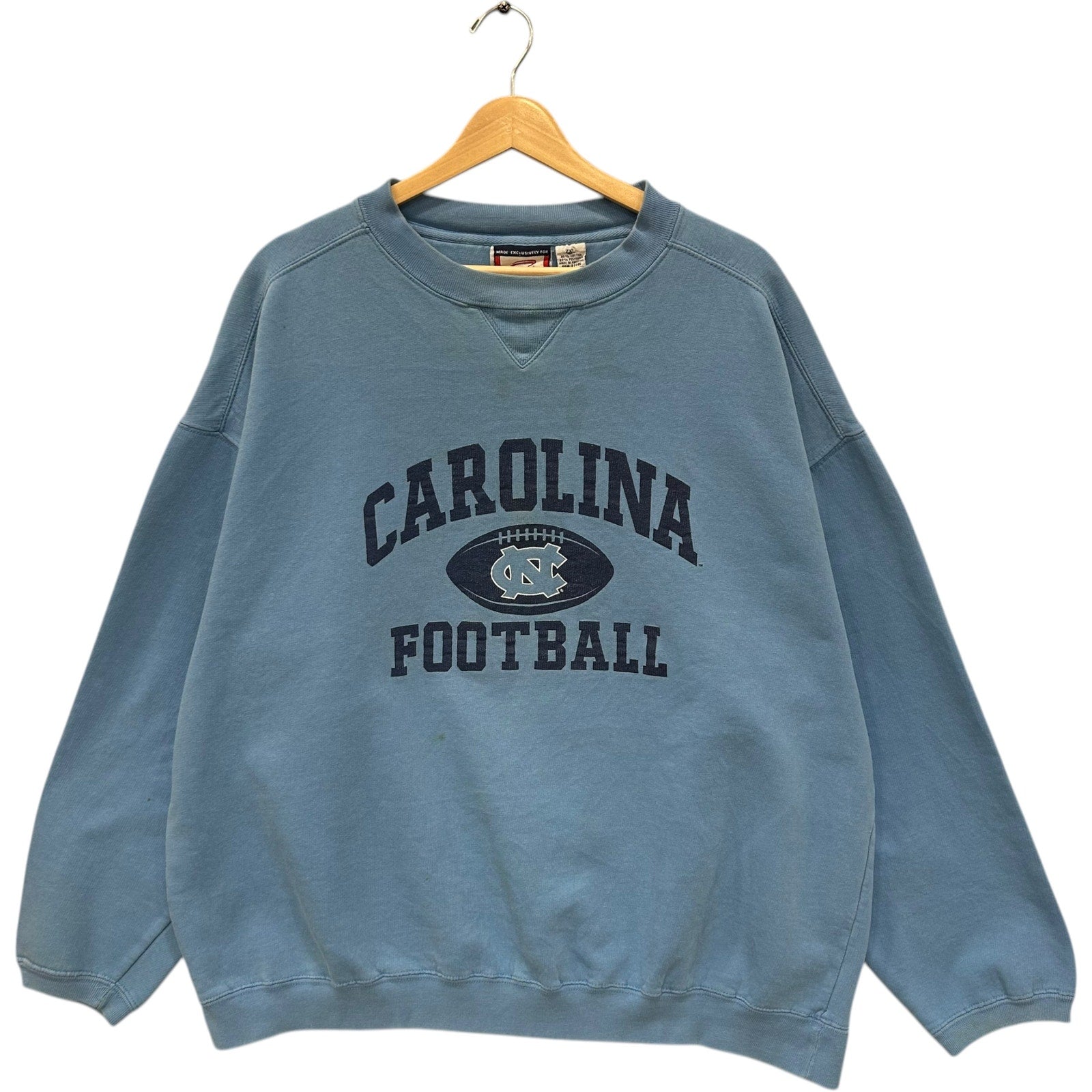 Vintage University Of North Carolina Football Crewneck