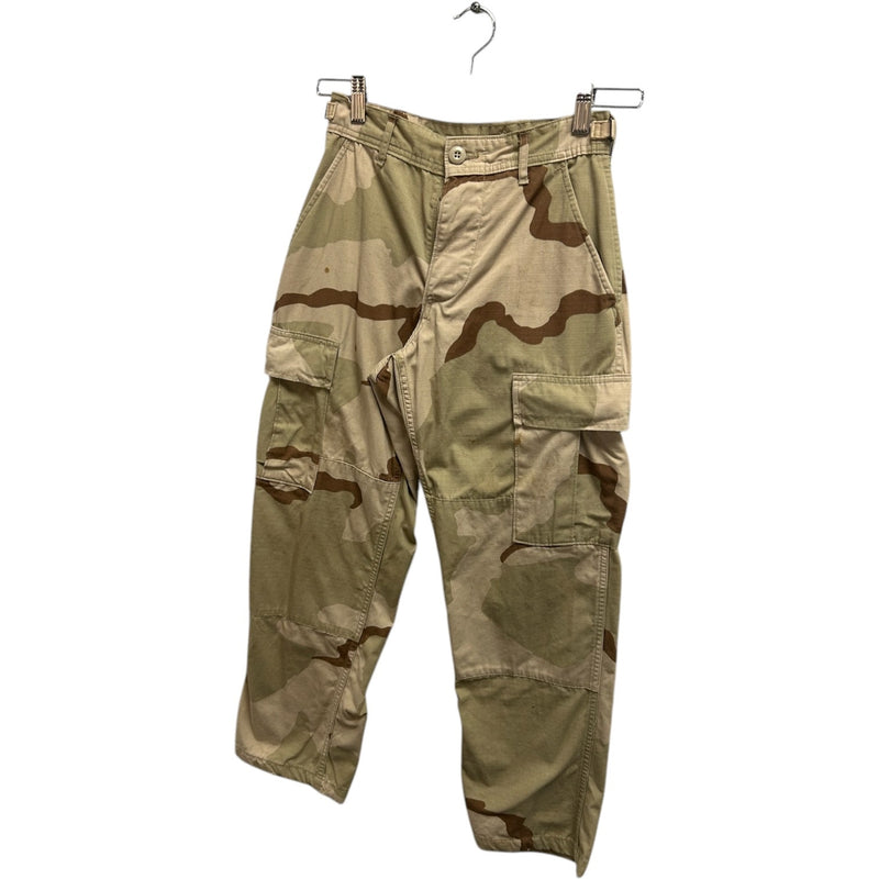 Vintage Military Surplus Camouflage Cargo Pants 26x27