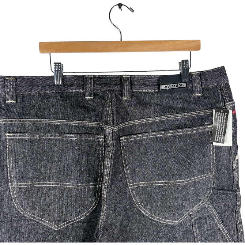 Vintage Avirex Denim Shorts 41x11.5 NWT