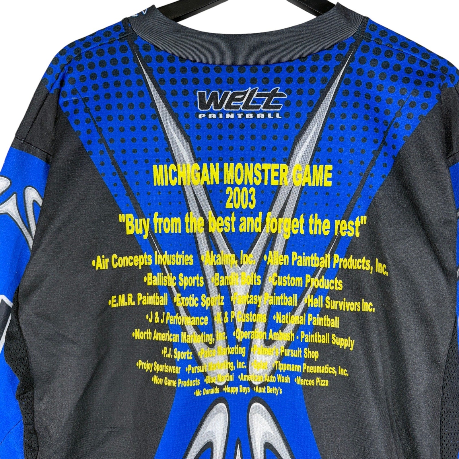 Vintage Welt Paintball "Michigan Monster" Jersey