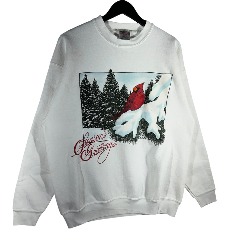 Vintage Seasons Greetings Winter Crewneck