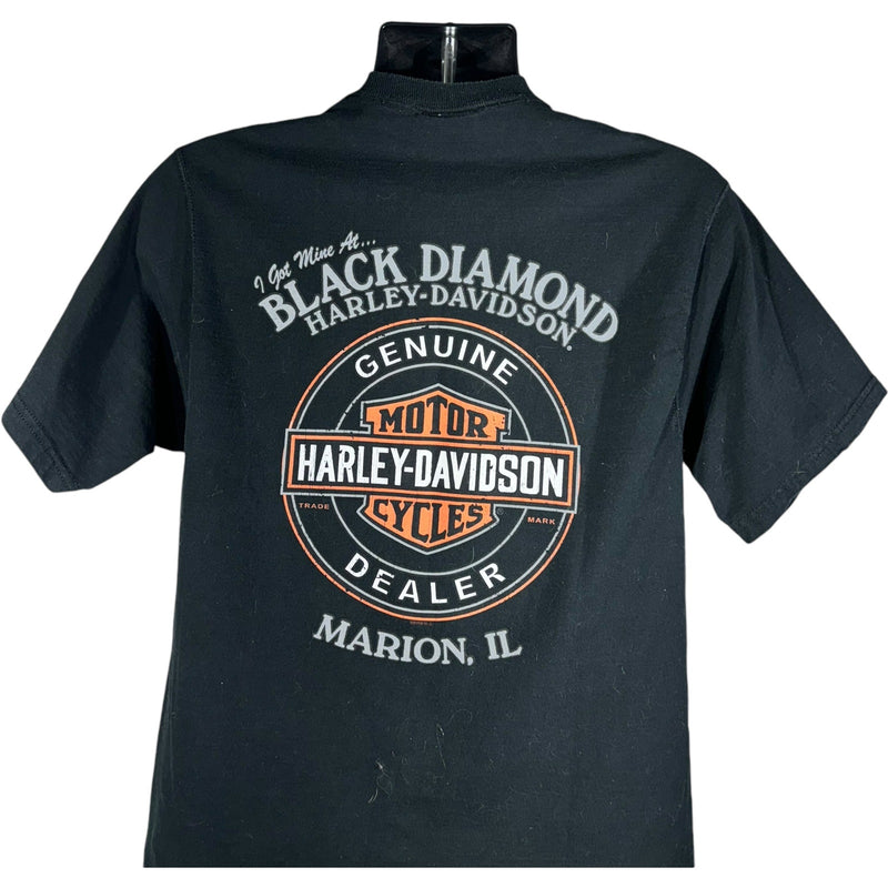 Vintage Black Diamond Harley Davidson Tee