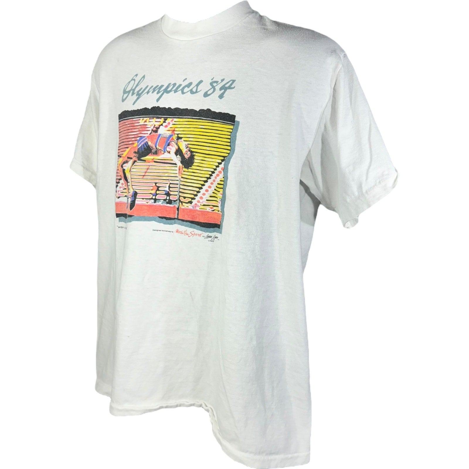 Vintage Olympics High Jump Art Tee 1984