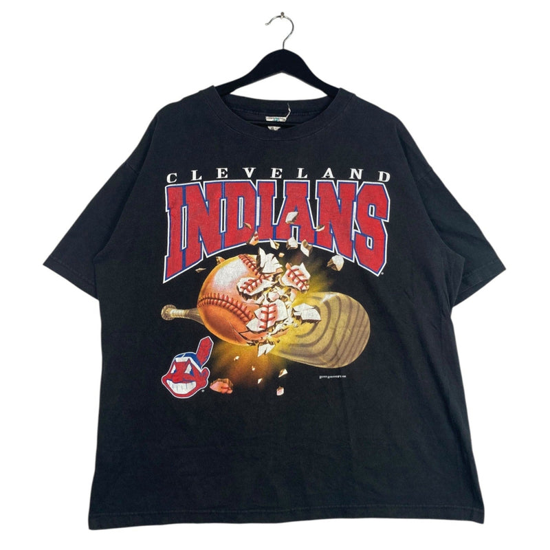 Vintage Cleveland Indians Spellout MLB T-Shirt 90s
