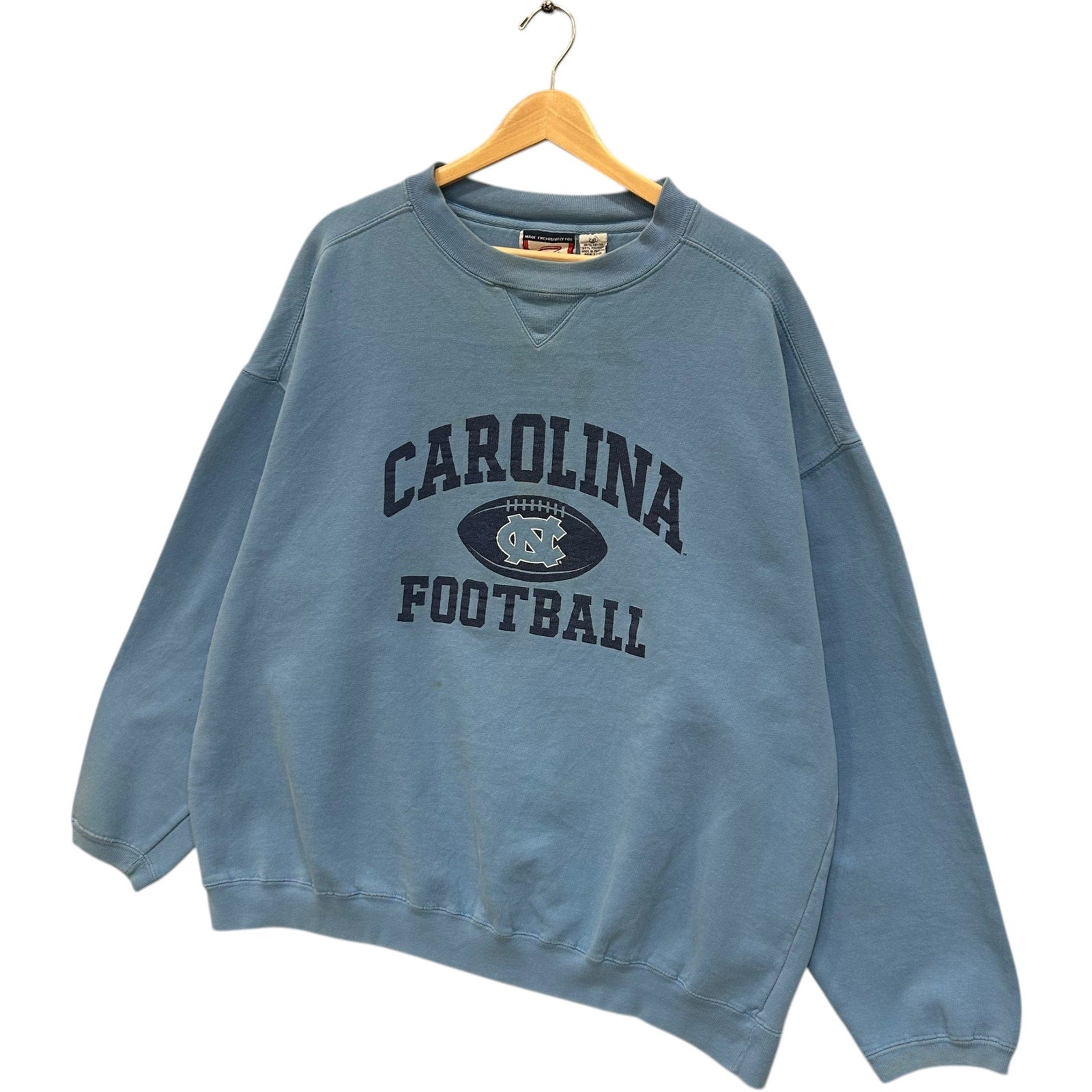 Vintage University Of North Carolina Football Crewneck