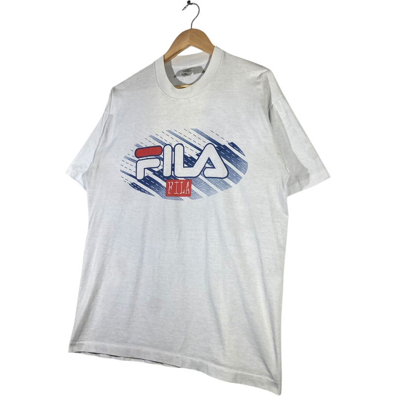Vintage Fila Spellout Graphic Short Sleeve T-Shirt