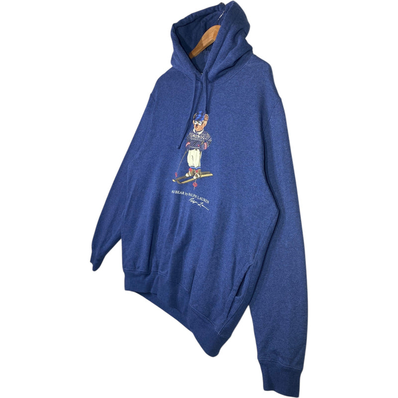 Vintage Polo Ralph Lauren Ski Polo Bear Graphic Hoodie