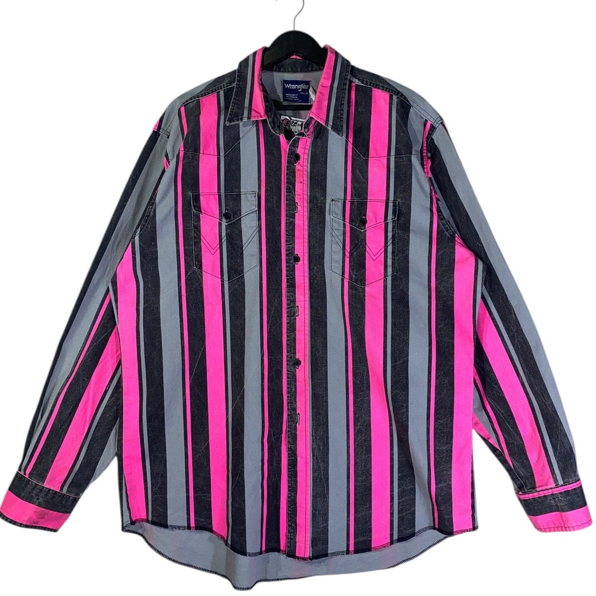 Vintage Wrangler Long Sleeve Striped Button Up