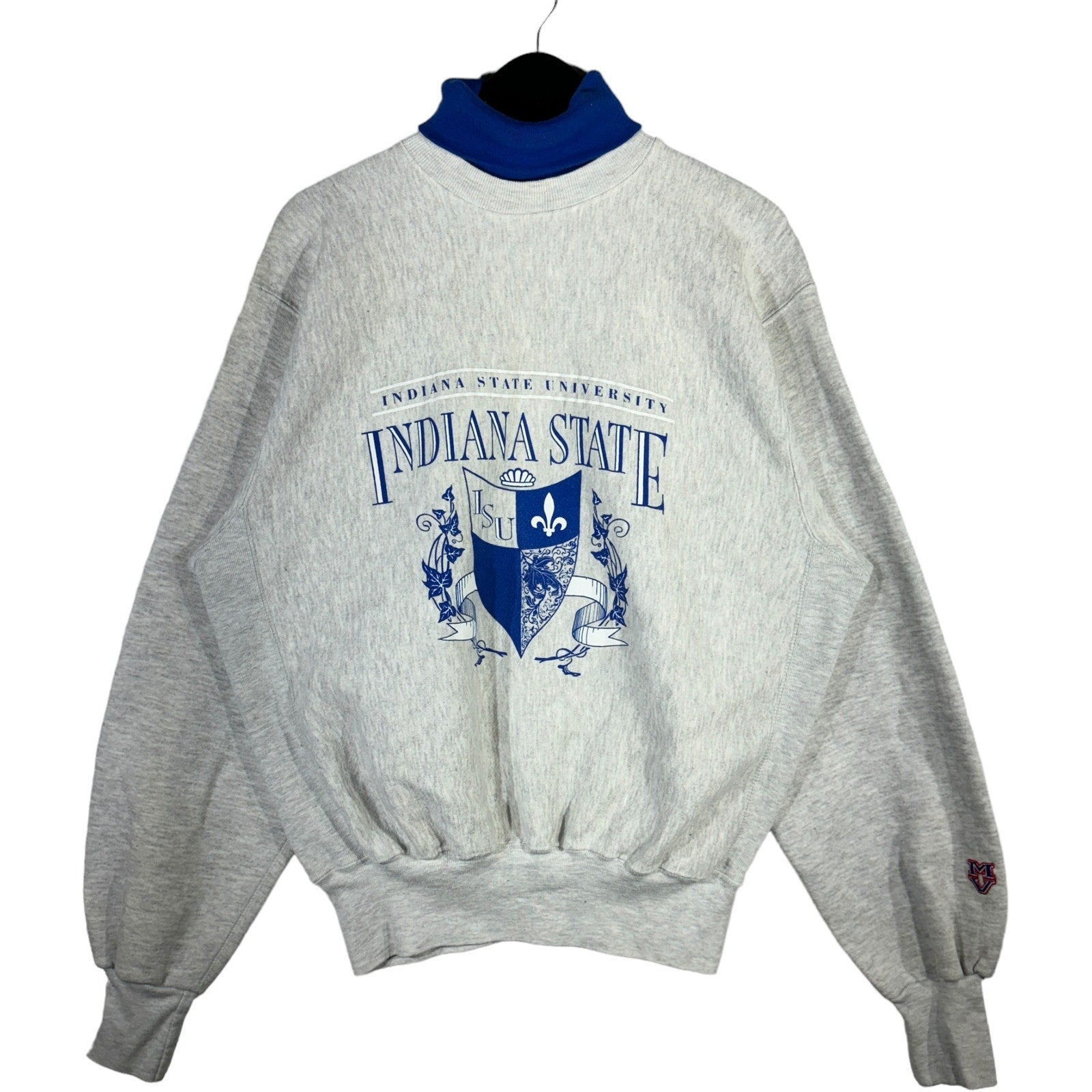 Vintage Indiana State University Mockneck Crewneck