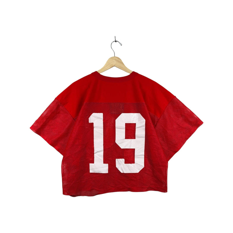 Vintage Y2K Russell Athletics Cropped Jersey