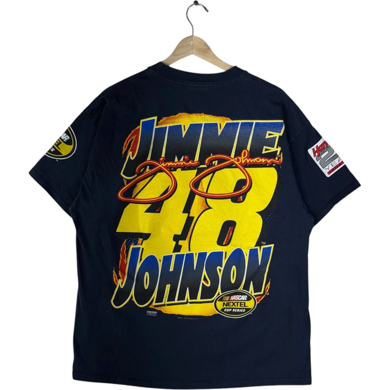 Vintage Jimmie Johnson #48 AOP Double Sided NASCAR Tee