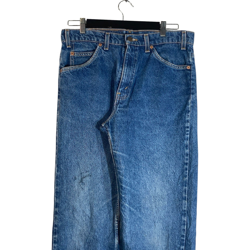 Vintage Levi's 505 Paisley Pocket Straight Leg Jeans 33 x 34