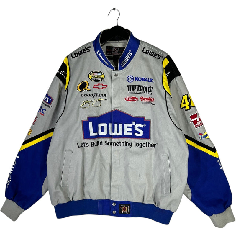 Vintage Jimmie Johnson Lowe's NASCAR Racing Jacket