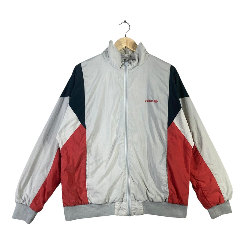 Vintage Adidas Trefoil Colorblock Full Zip Windbreaker