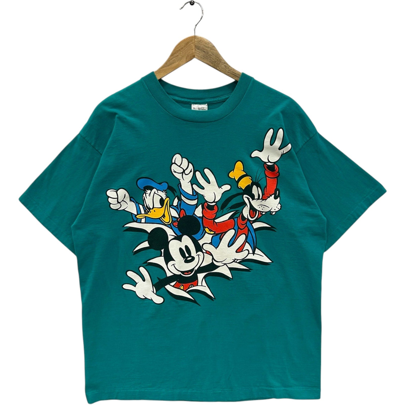 Vintage Mickey & Co. Disney Characters Break Through Tee