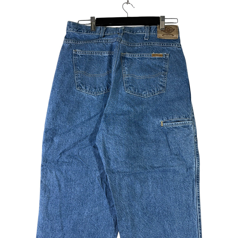 Vintage Dickies Denim Double Knee Carpenter Pants 42x30