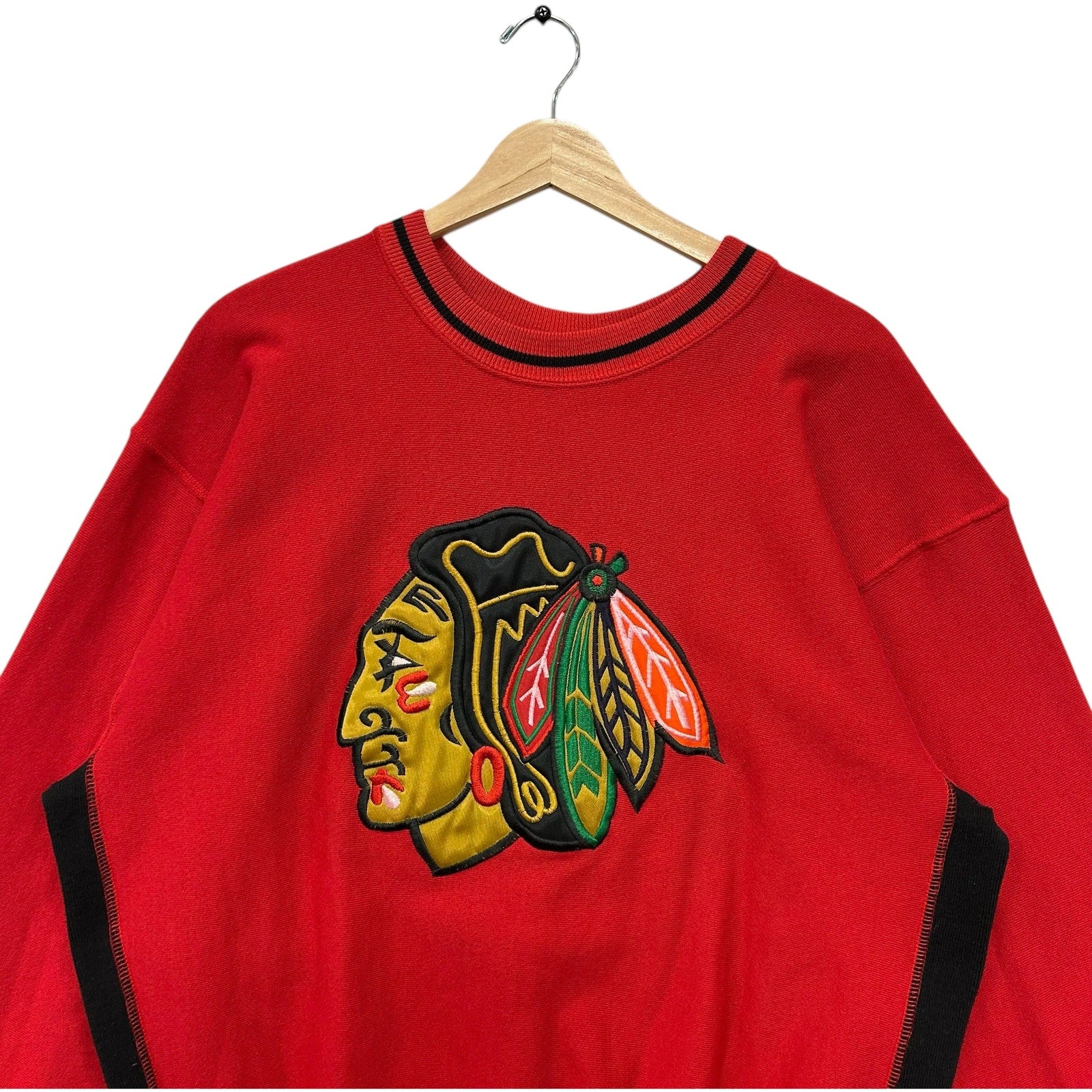 Vintage Chicago Blackhawks Logo Crewneck