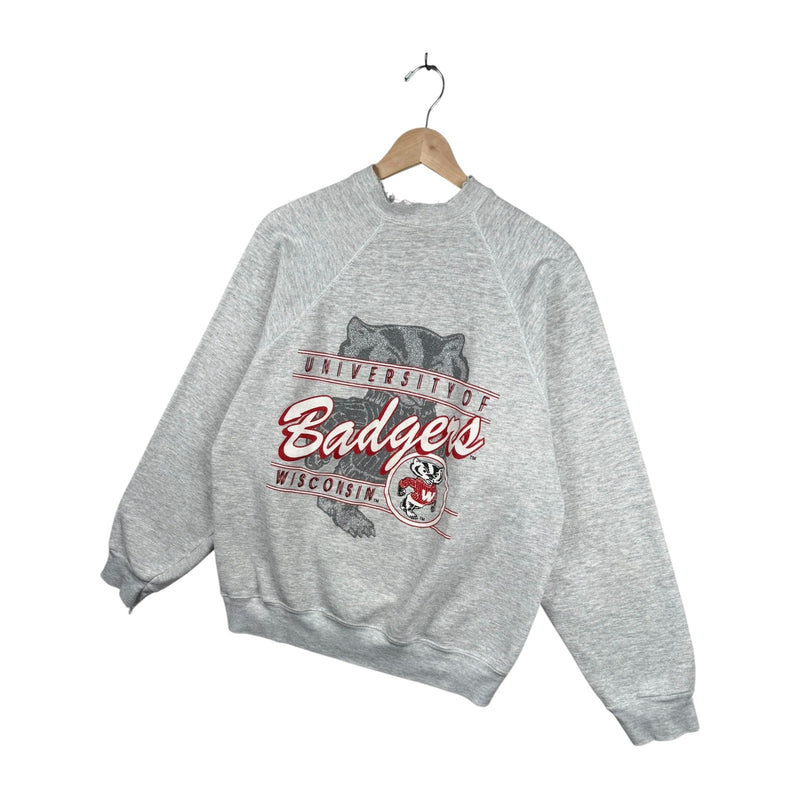 Vintage Wisconsin Badgers Graphic NCAA Crewneck