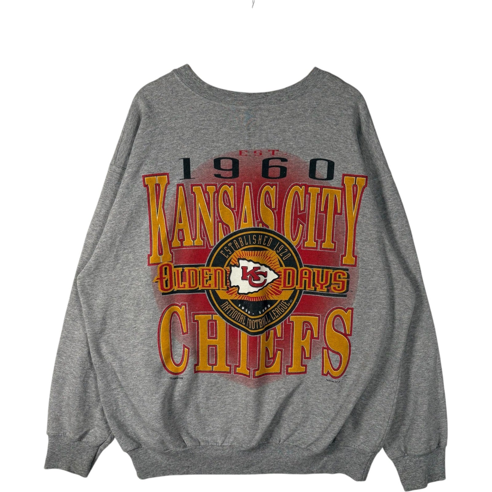 Vintage Kansas City Chiefs "Golden Days" NFL Crewneck 90s