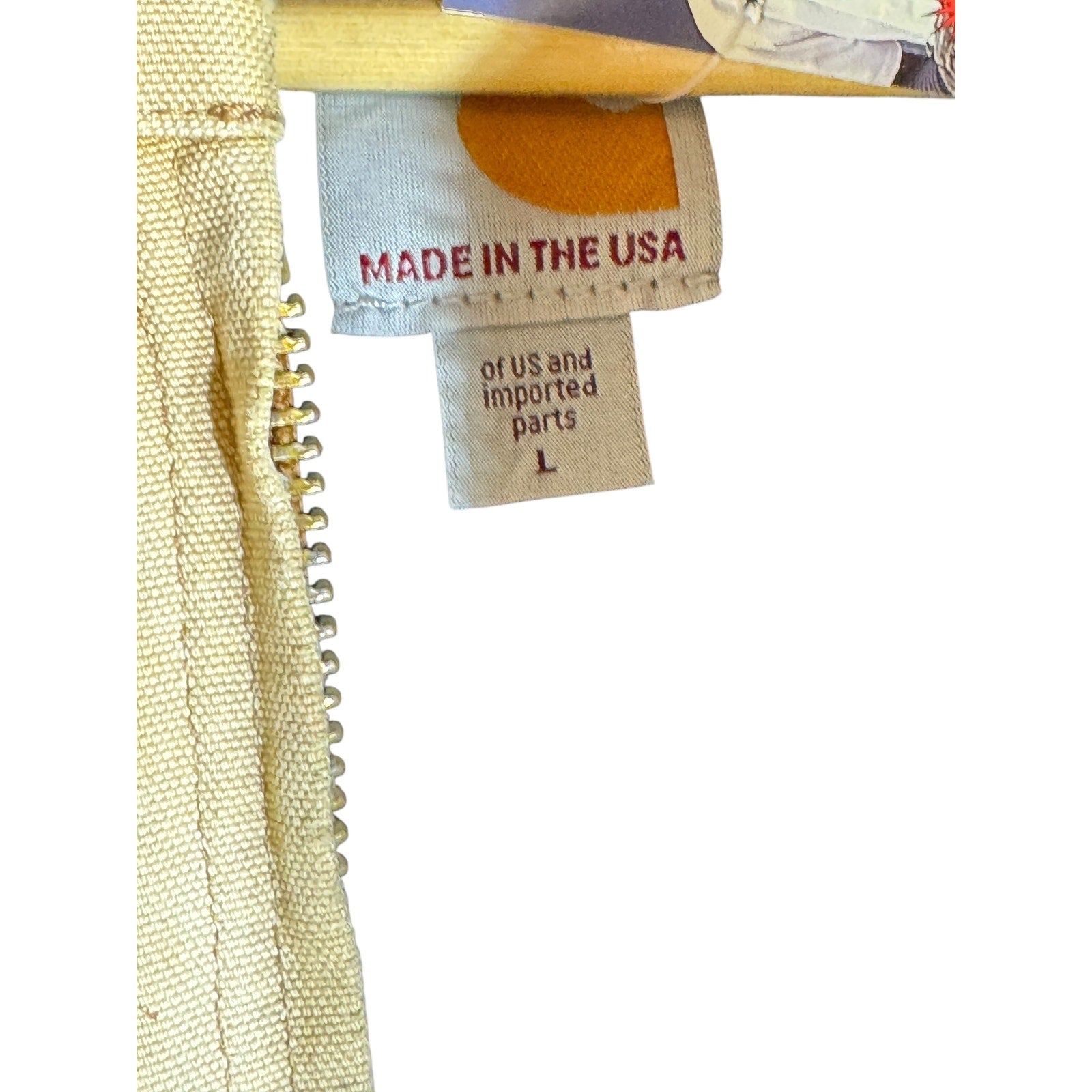 Vintage Carhartt Distressed Canvas Full Zip Workwear Jacket