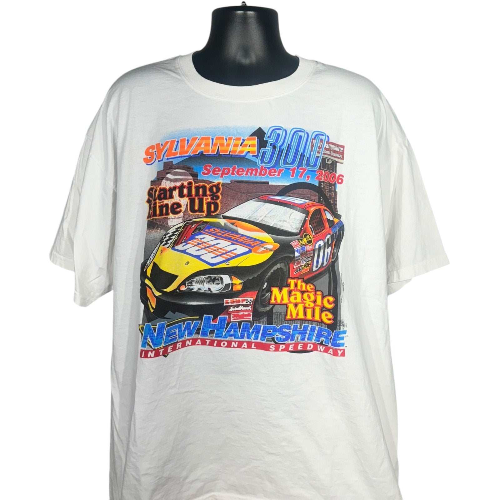 Vintage Sylvania 300 New Hampshire Speedway Racing Tee