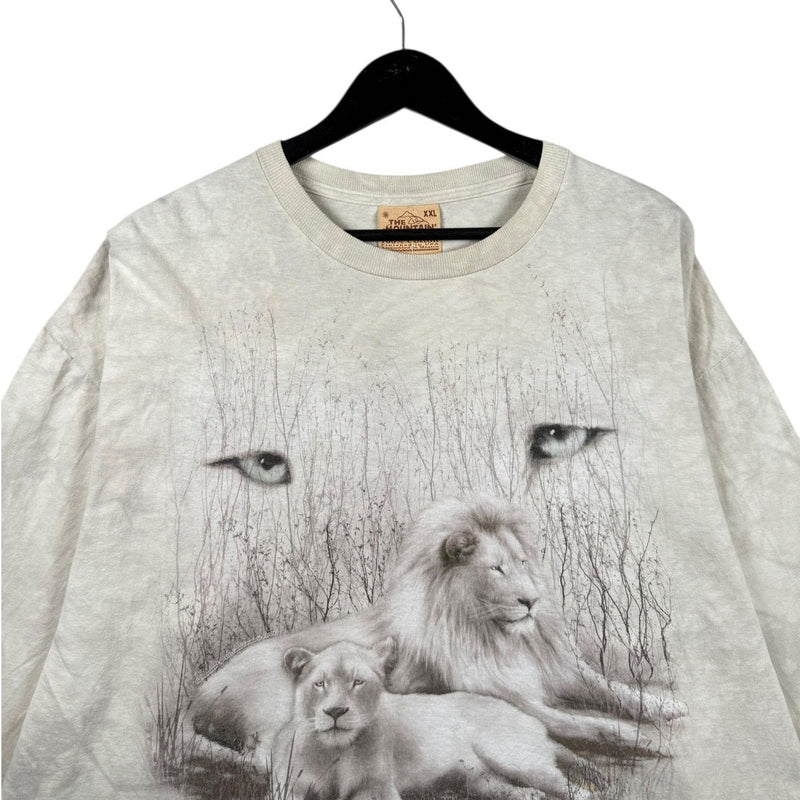 Vintage Lion and Lioness Wildlife Graphic Long Sleeve