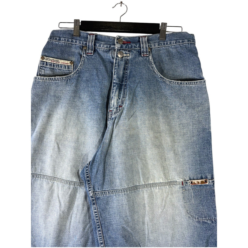 Vintage Wide Leg Denim Shorts 32