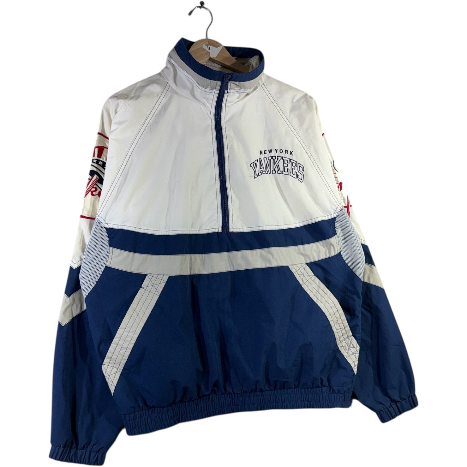 Vintage Starter New York Yankees MLB Quarter Zip Windbreaker