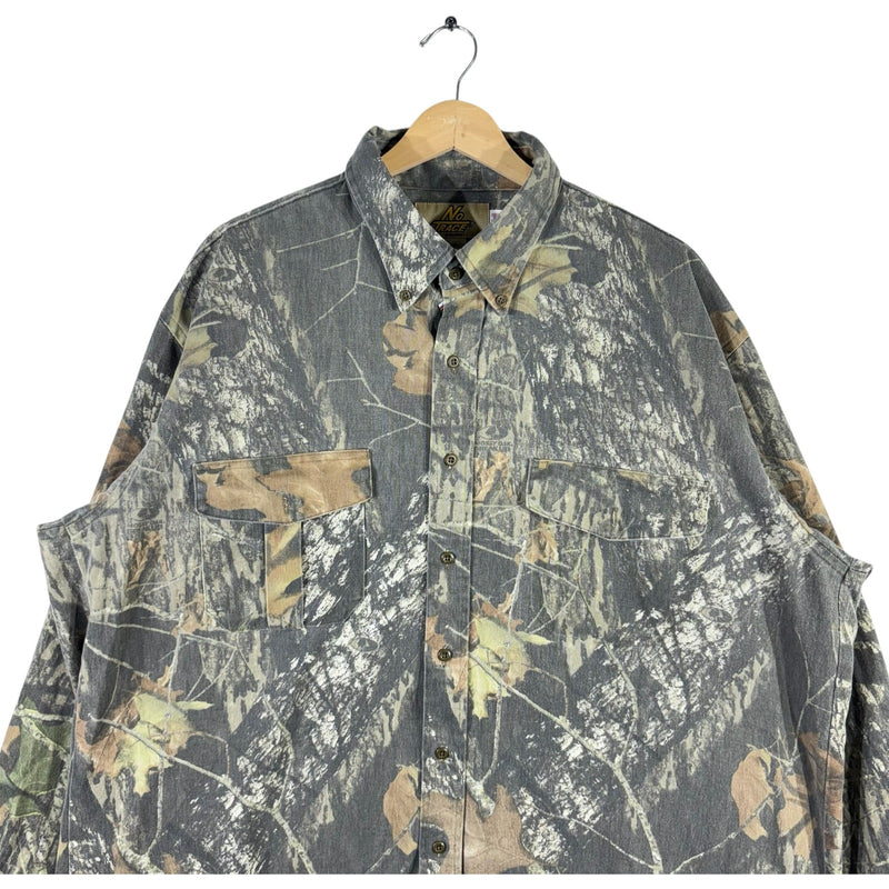 Vintage No Trace Camo Long Sleeve Button Up