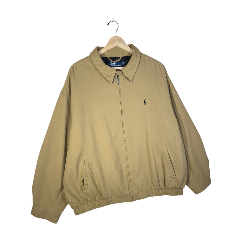 Vintage Polo Ralph Lauren Pony Logo Full Zip Harrington Jacket