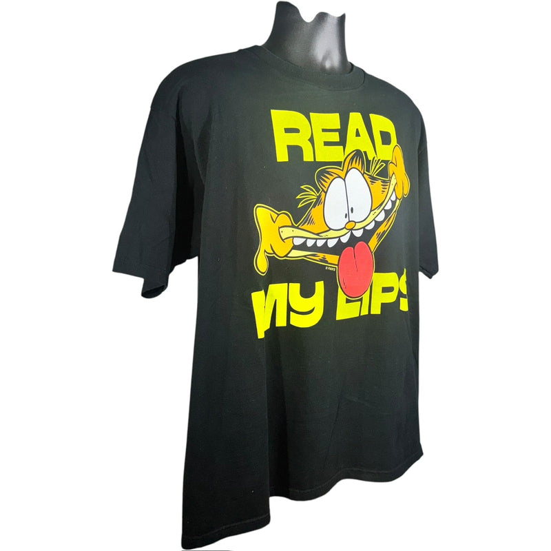 Vintage Garfield "Read My Lips" Cartoon Tee