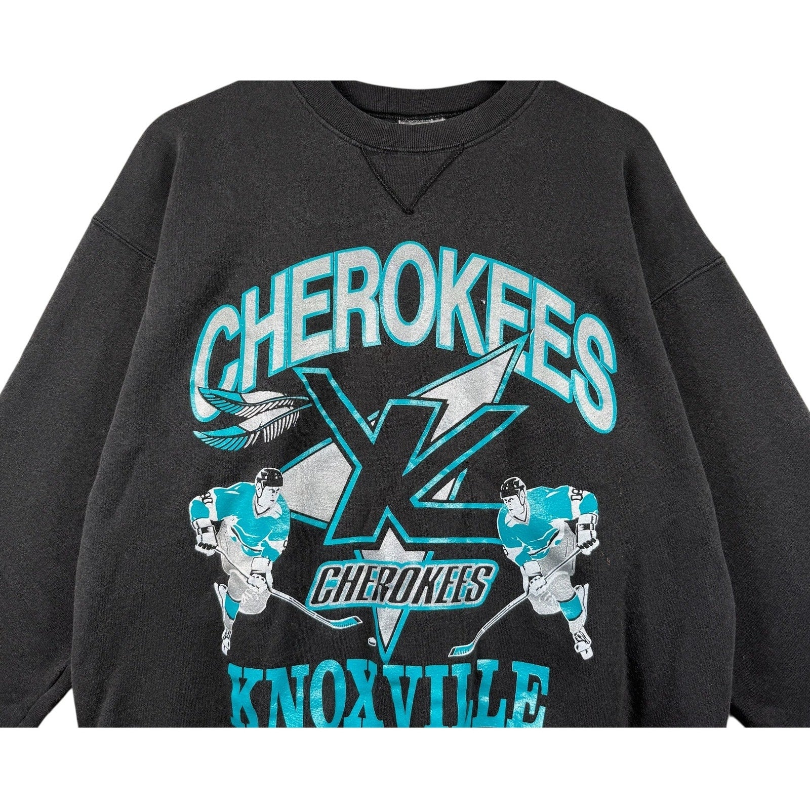Vintage Knoxville Cherokees Hockey Crewneck