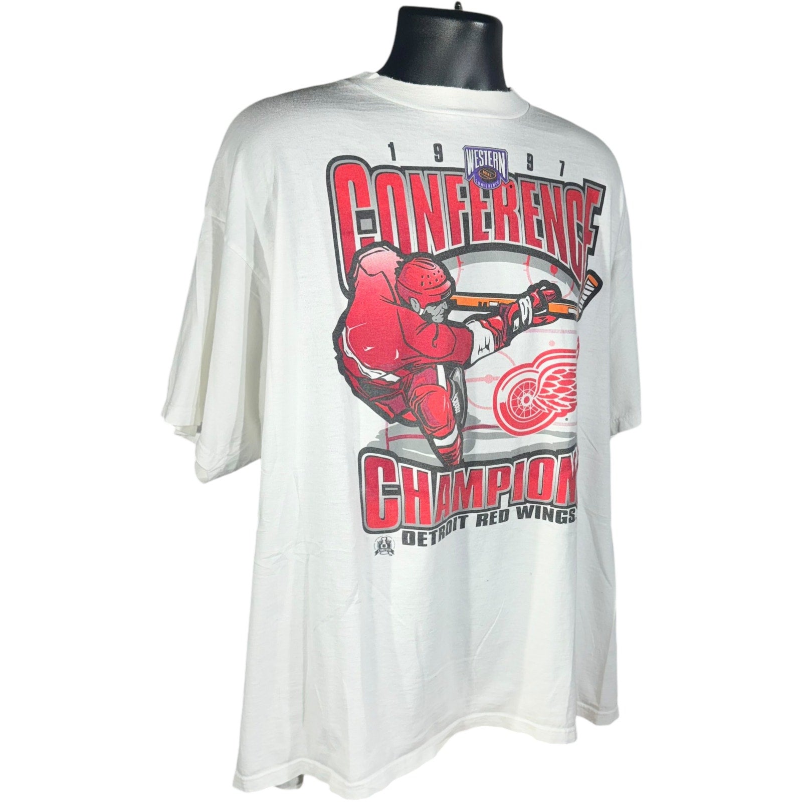 Vintage Starter Detroit Red Wings Conference Champions Tee