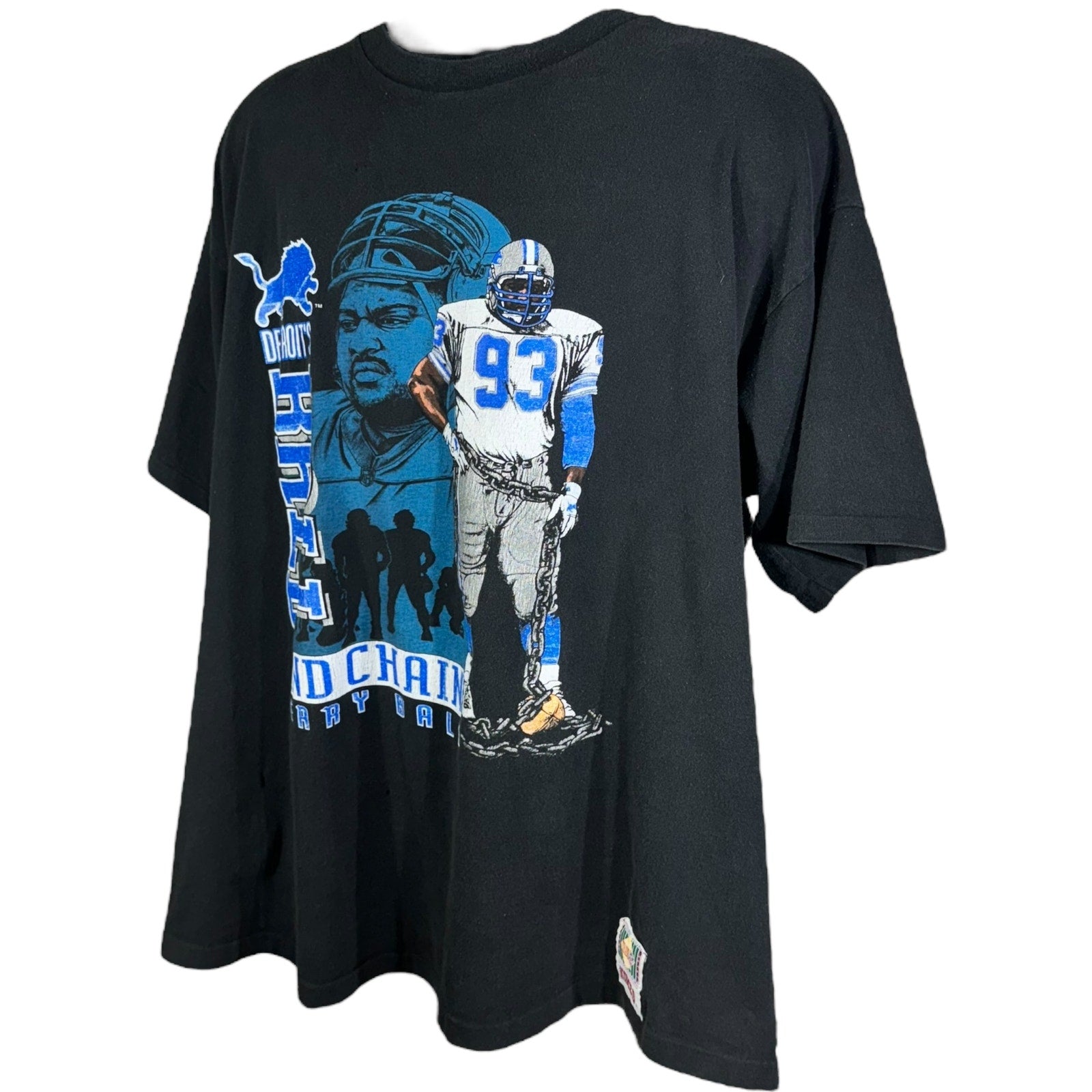 Vintage Detroit Lions Jerry Ball #93 NFL Tee