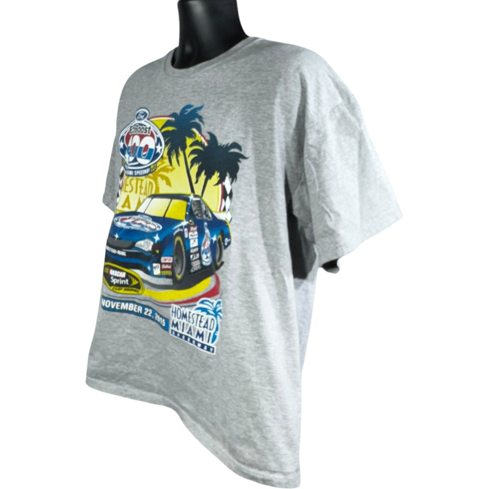 Vintage NASCAR EcoBoost 400 Homestead Miami Racing Tee