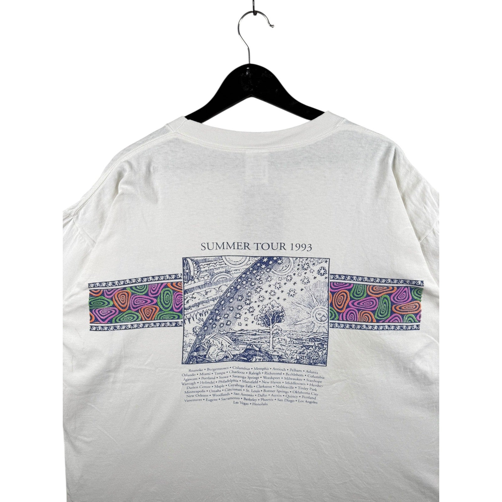 Vintage Summer Tour Psychedelic Cosmic T-Shirt