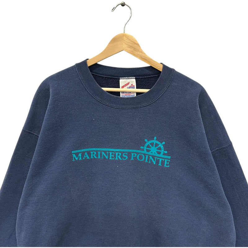 Vintage Mariners Pointe Spellout Souvenir Crewneck